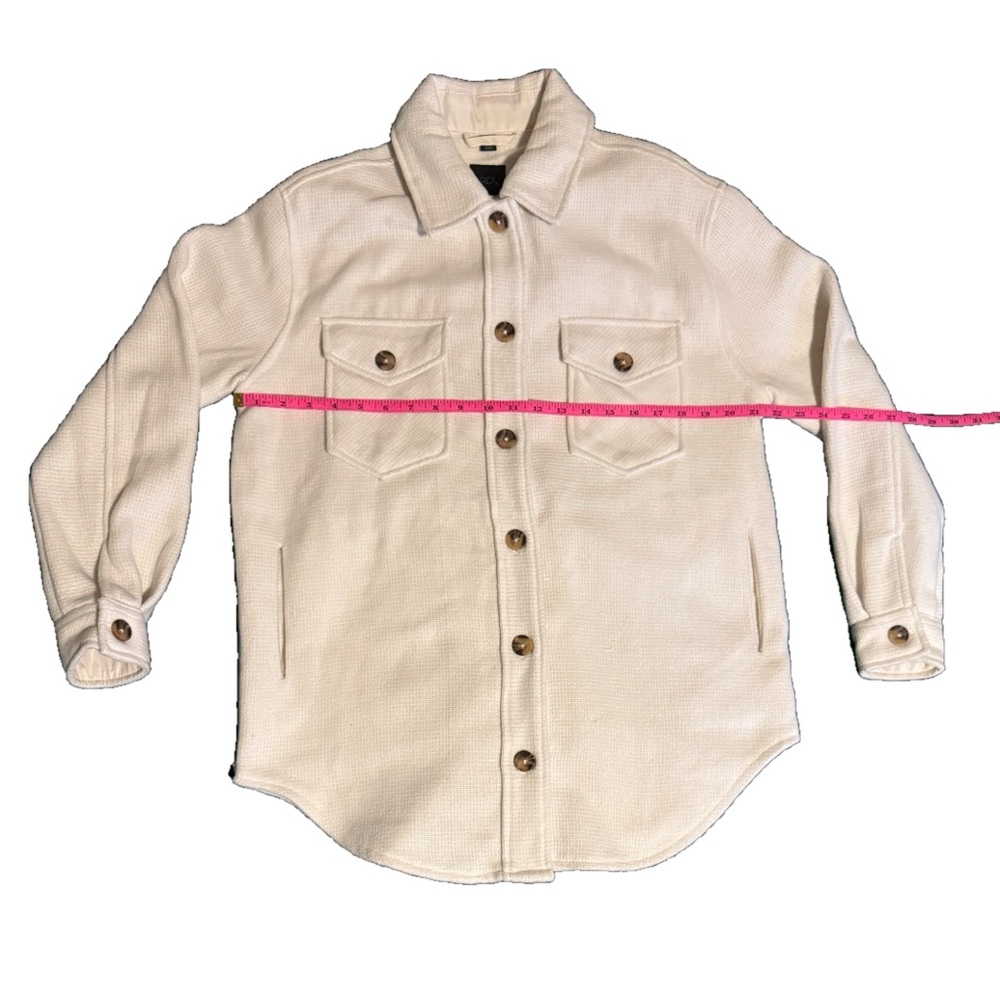 RDI Cream Textured Oversized Shacket – Women’s Size Small - Picture 11 of 15